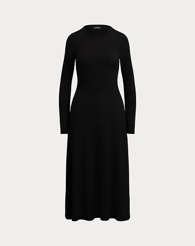 Wool Crewneck Sweater Dress