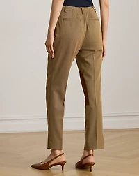 Suede-Trim Bi-Stretch Jodhpur Pant
