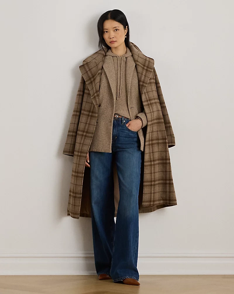 Double-Breasted Wool-Blend Twill Blazer