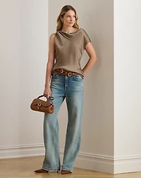 Charmeuse Asymmetrical Blouse
