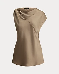 Charmeuse Asymmetrical Blouse