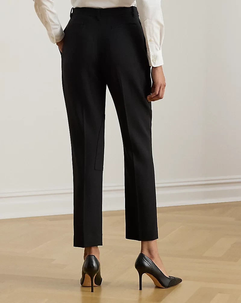 Wool-Blend Tricotine Jodhpur Pant