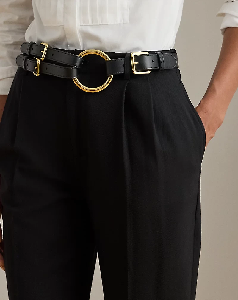 Wool-Blend Tricotine Jodhpur Pant
