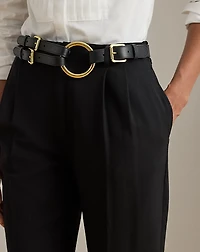 Wool-Blend Tricotine Jodhpur Pant