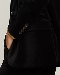 Stretch Velvet Blazer