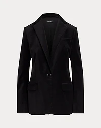Stretch Velvet Blazer