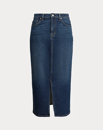 Denim Midi Skirt