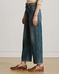 High-Rise Relaxed Straight Ankle Jean