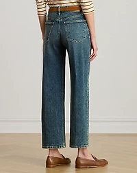 High-Rise Relaxed Straight Ankle Jean