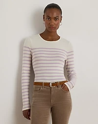 Striped Cotton Long-Sleeve Tee