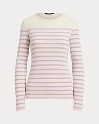 Striped Cotton Long-Sleeve Tee