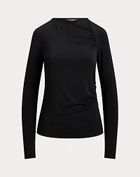 Stretch Jersey Asymmetrical Top
