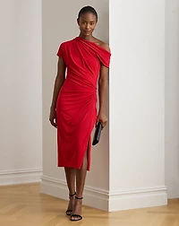 Stretch Jersey Off-the-Shoulder Dress