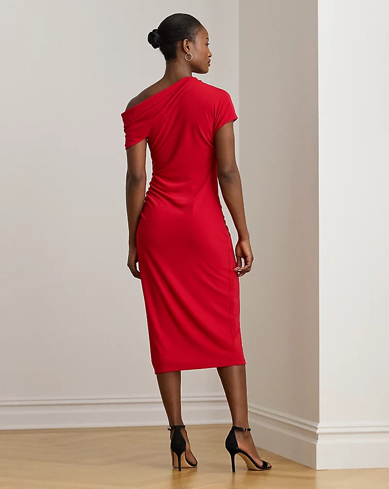 Stretch Jersey Off-the-Shoulder Dress