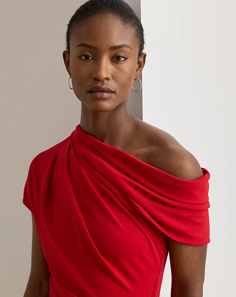 Stretch Jersey Off-the-Shoulder Dress