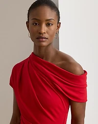 Stretch Jersey Off-the-Shoulder Dress