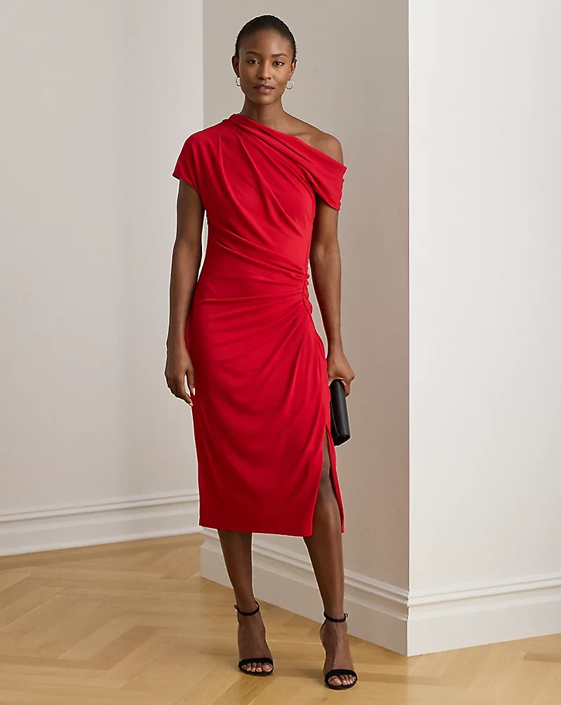 Stretch Jersey Off-the-Shoulder Dress