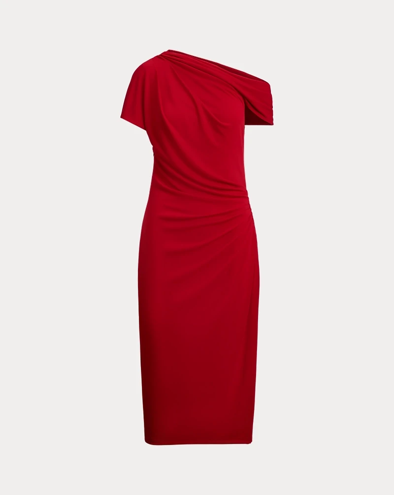 Stretch Jersey Off-the-Shoulder Dress