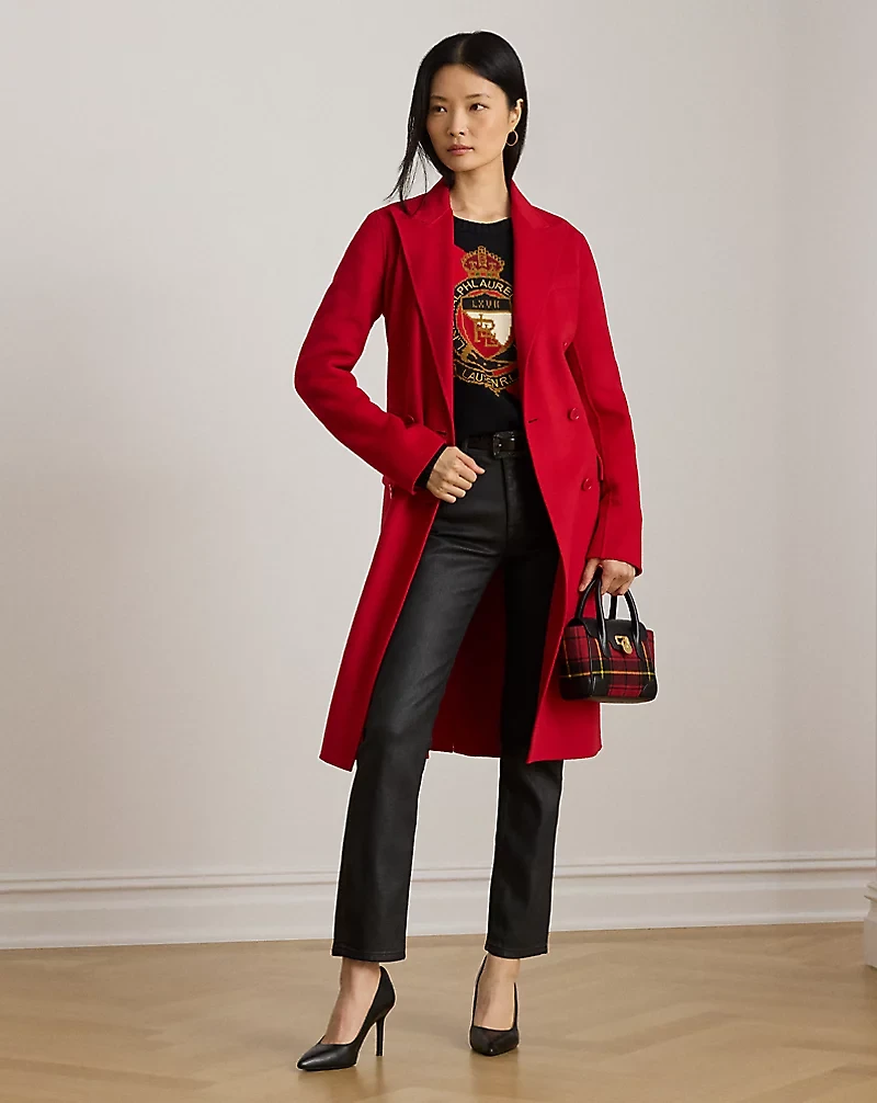 Coated High-Rise Straight Ankle Jean