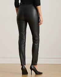Lambskin Skinny Ankle Pant