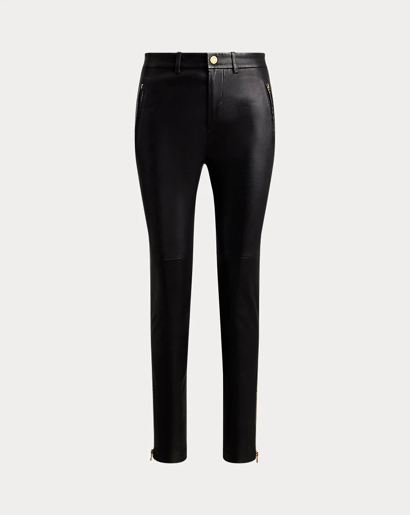 Lambskin Skinny Ankle Pant