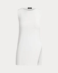 Rib-Knit Sleeveless Sweater