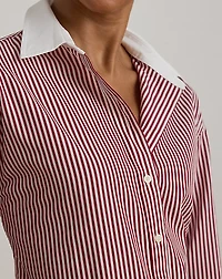 Striped Cotton Broadcloth Shirt