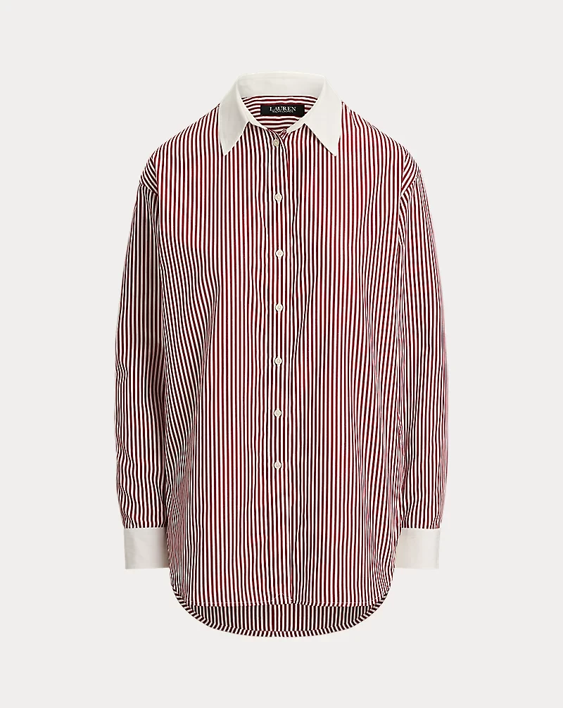 Striped Cotton Broadcloth Shirt