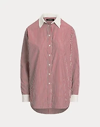 Striped Cotton Broadcloth Shirt
