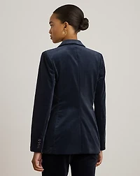 Double-Breasted Corduroy Blazer