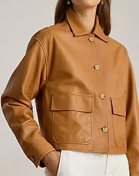 Lambskin Cropped Jacket