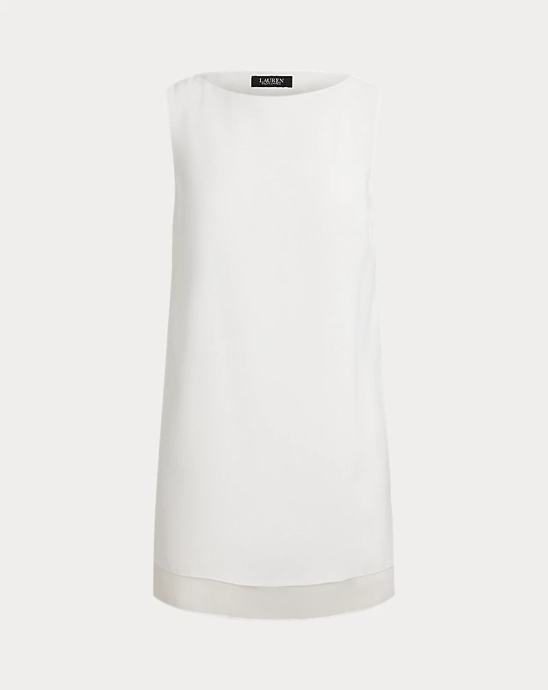 Double-Faced Georgette Sleeveless Tunic