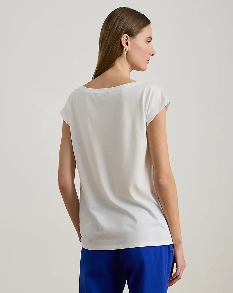 Graphic Cotton-Modal Jersey Tee