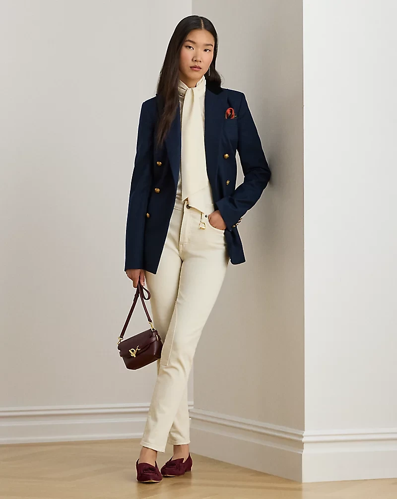 Georgette Tie-Neck Blouse