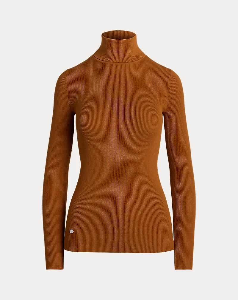 Ribbed Turtleneck Sweater