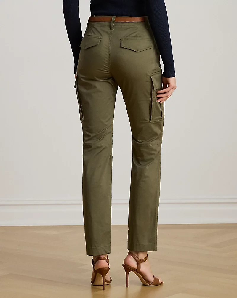 Cotton Sateen Cargo Pant