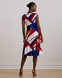 Print Stretch Jersey Dress