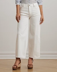 High-Rise Wide-Leg Cropped Jean