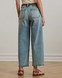 High-Rise Wide-Leg Cropped Jean