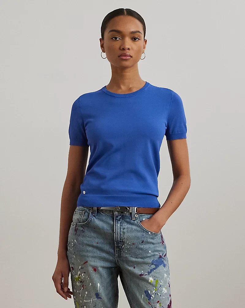 Short-Sleeve Sweater