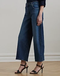 High-Rise Wide-Leg Cropped Jean