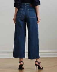 High-Rise Wide-Leg Cropped Jean