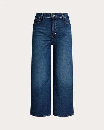 High-Rise Wide-Leg Cropped Jean