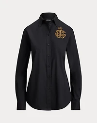 Classic Fit Logo Cotton-Blend Shirt