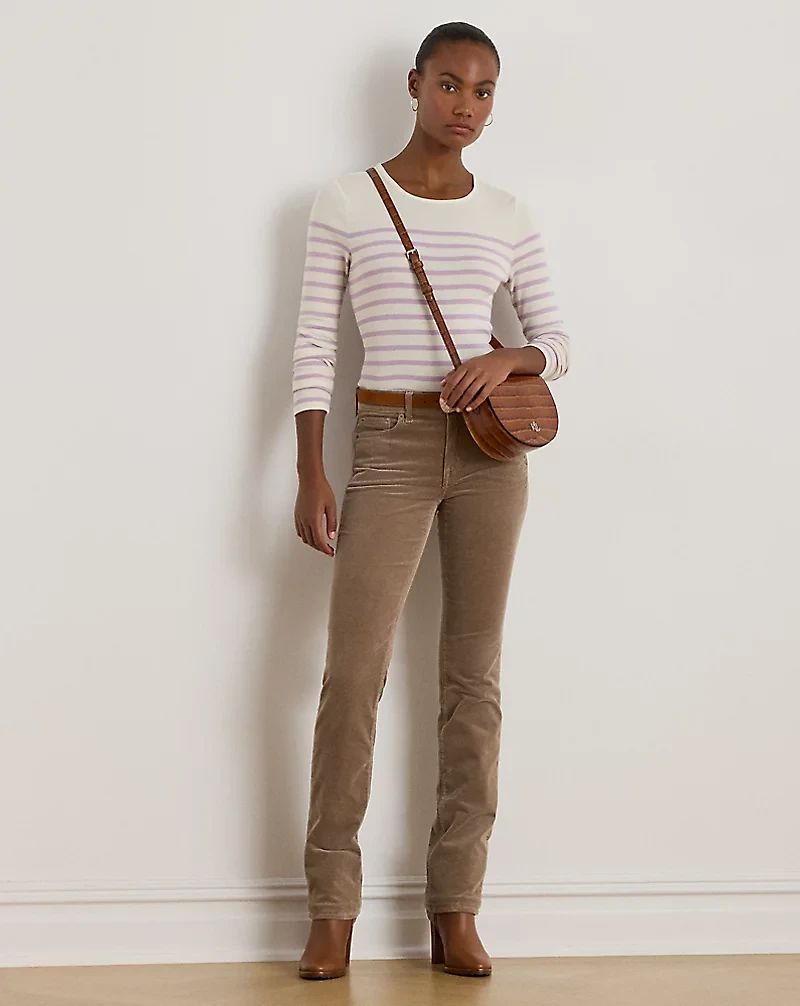 Striped Cotton Long-Sleeve Tee