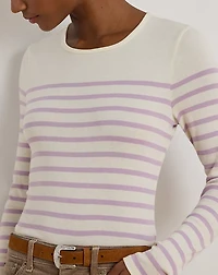 Striped Cotton Long-Sleeve Tee