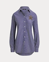 Relaxed Fit Striped Broadcloth Shirt