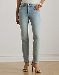 Mid-Rise Straight Ankle Jean