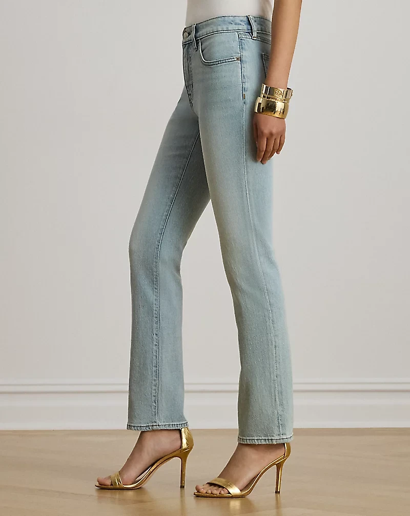 Mid-Rise Straight Ankle Jean