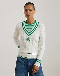 Cable-Knit Cricket Sweater